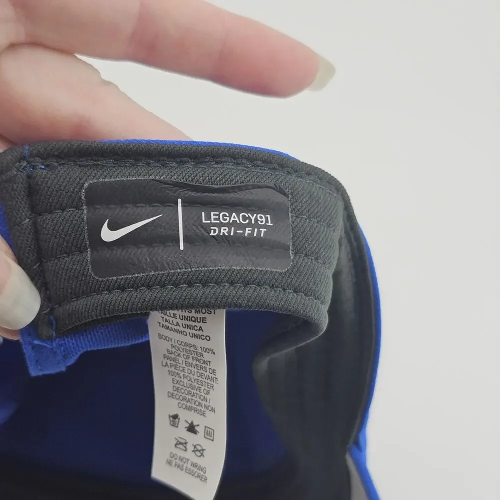 New NIKE Legacy 91 Dri-Fit Adult Unisex Adjustable Hat Cap Royal Blue